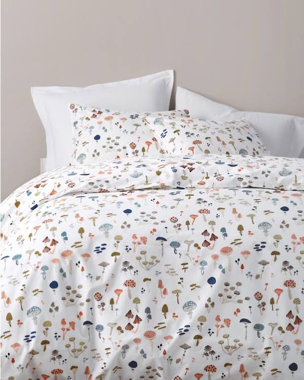 Organic-cotton Percale Duvet Cover Twin 68 x 86 L59234