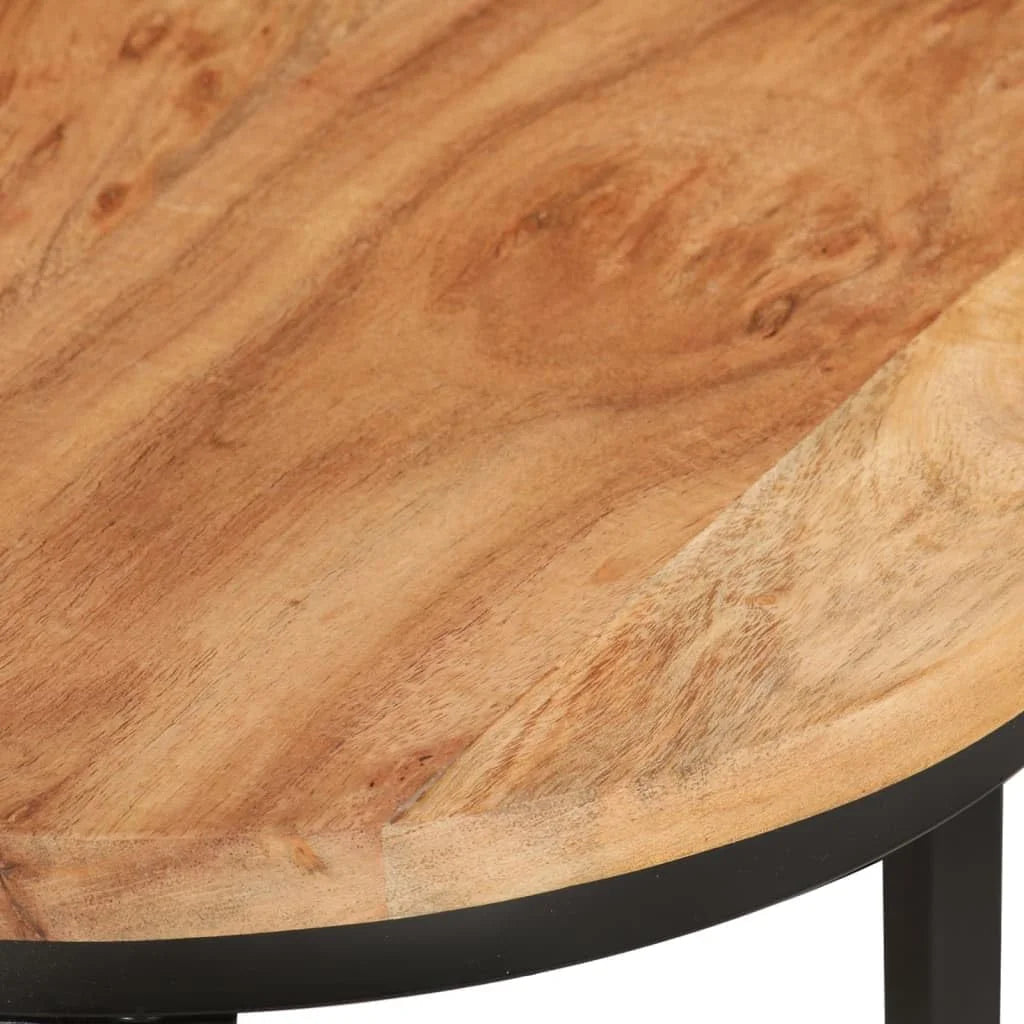 Solid Acacia Wood Nesting Side Tables Set of 3 M734