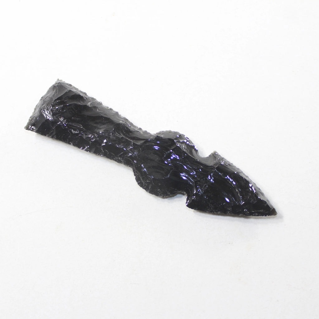 Obsidian Ornamental Tomahawk Head Axe B4048