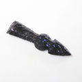 Obsidian Ornamental Tomahawk Head Axe B4048