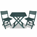 Green 3 Piece Folding Bistro Set F75081