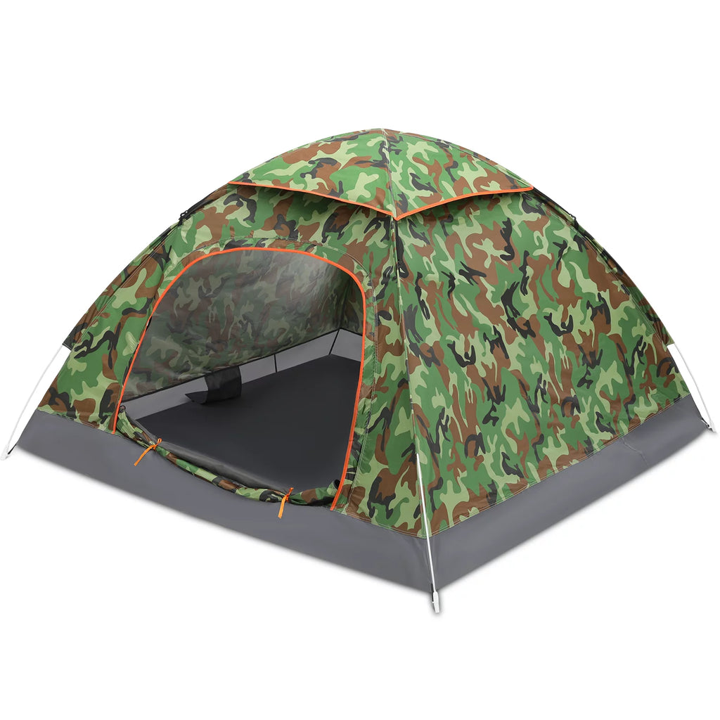 Pop Up Camping Tent with Rain Fly and Carry Bag O45172