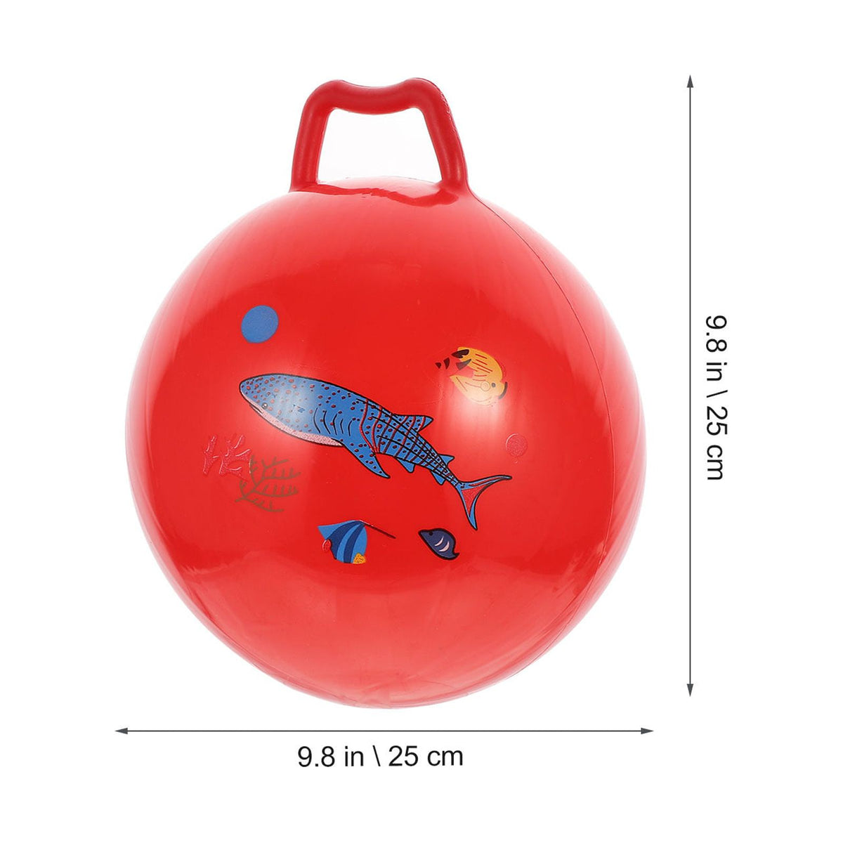 3Pcs Inflatable Hopper Balls with Handle R34499