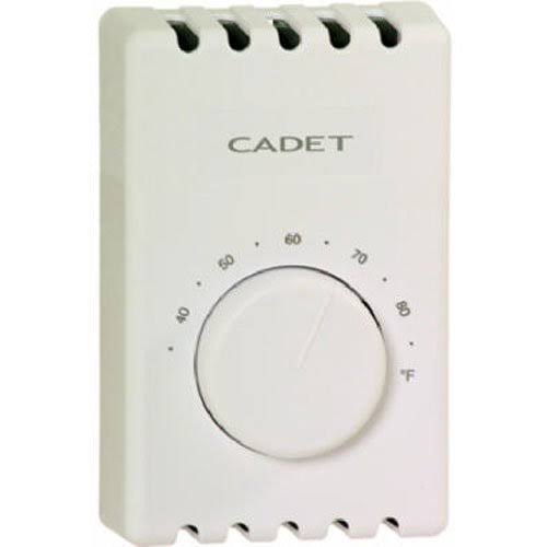 White Double Pole Thermostat B400