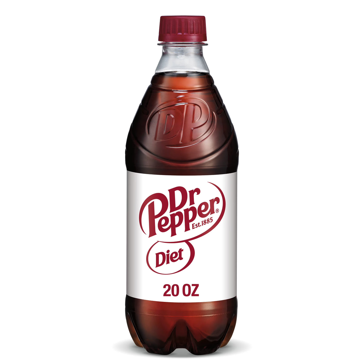 Diet Dr Pepper Soda 20oz Bottles, Quantity of 12 O7131