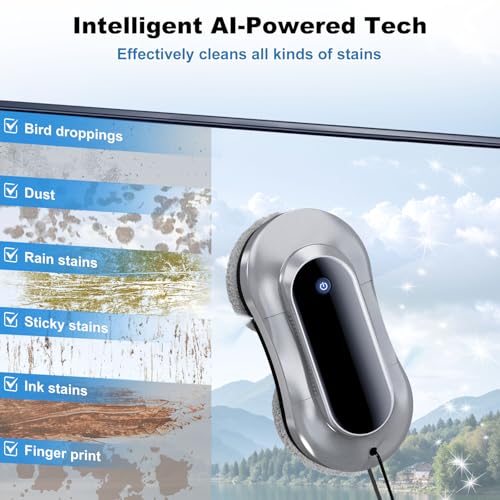 Smart Robot Window Cleaner with Auto Water Spray Z999