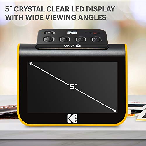 Film & Slide Scanner with 5" LCD Screen, 22MP JPEG Photos X2605