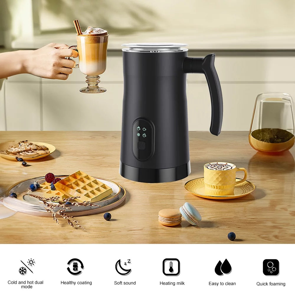 Electric Milk Frother and Steamer 4 in 1 400W 350ml Y601