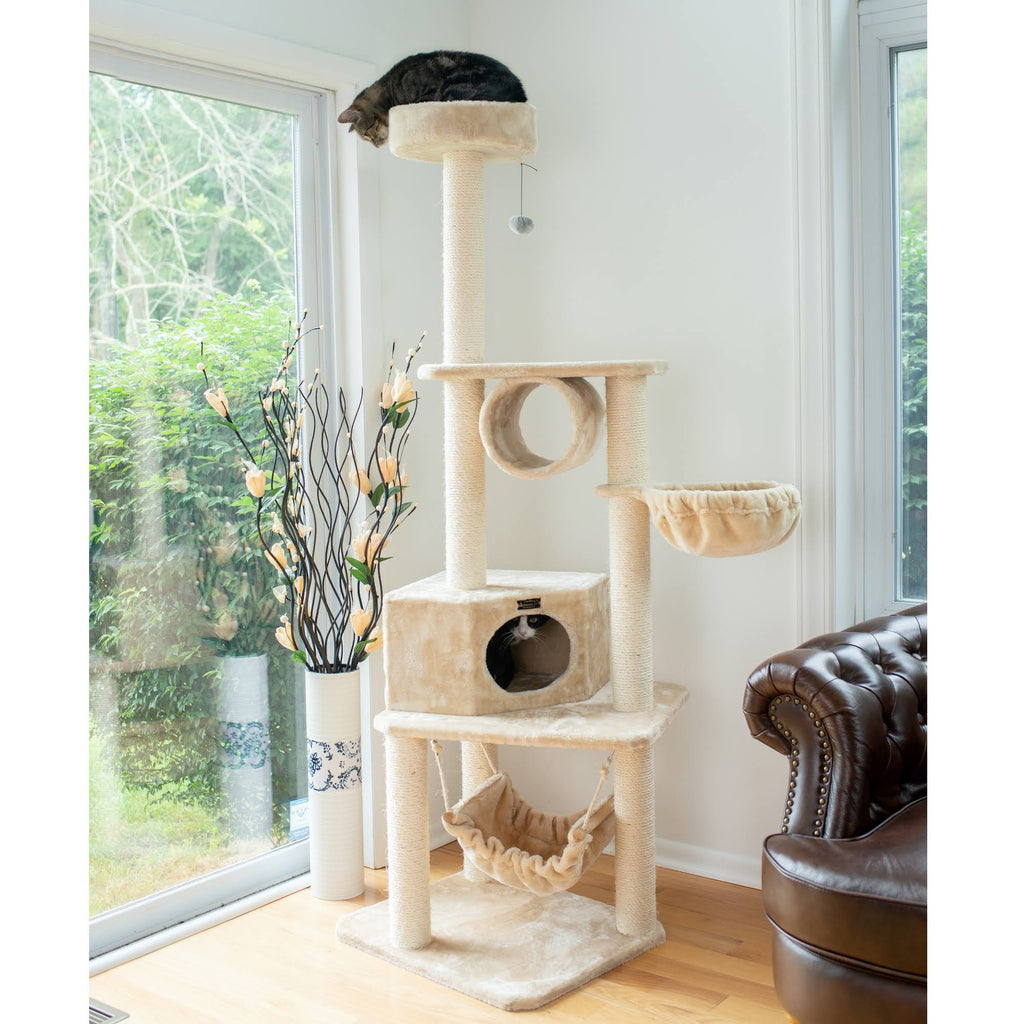 Beige Cat Tree Y67139
