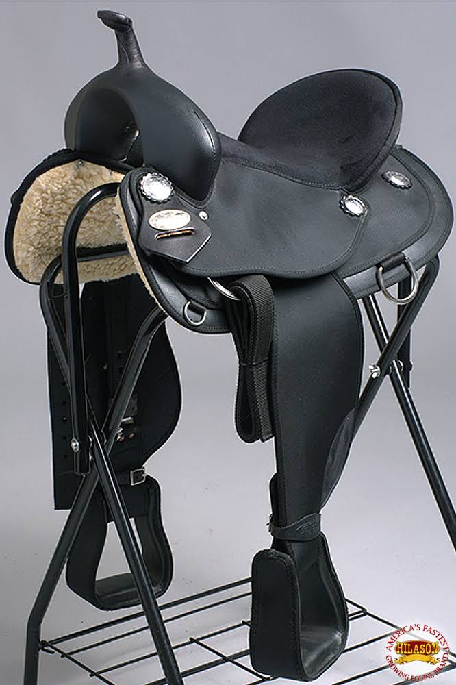 Synthetic Western Trail Saddle C576