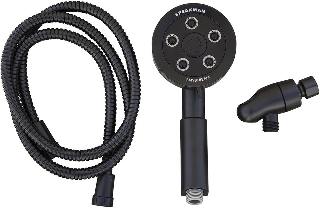 Matte Black Diverter Hand Shower Pack of 2 G646115