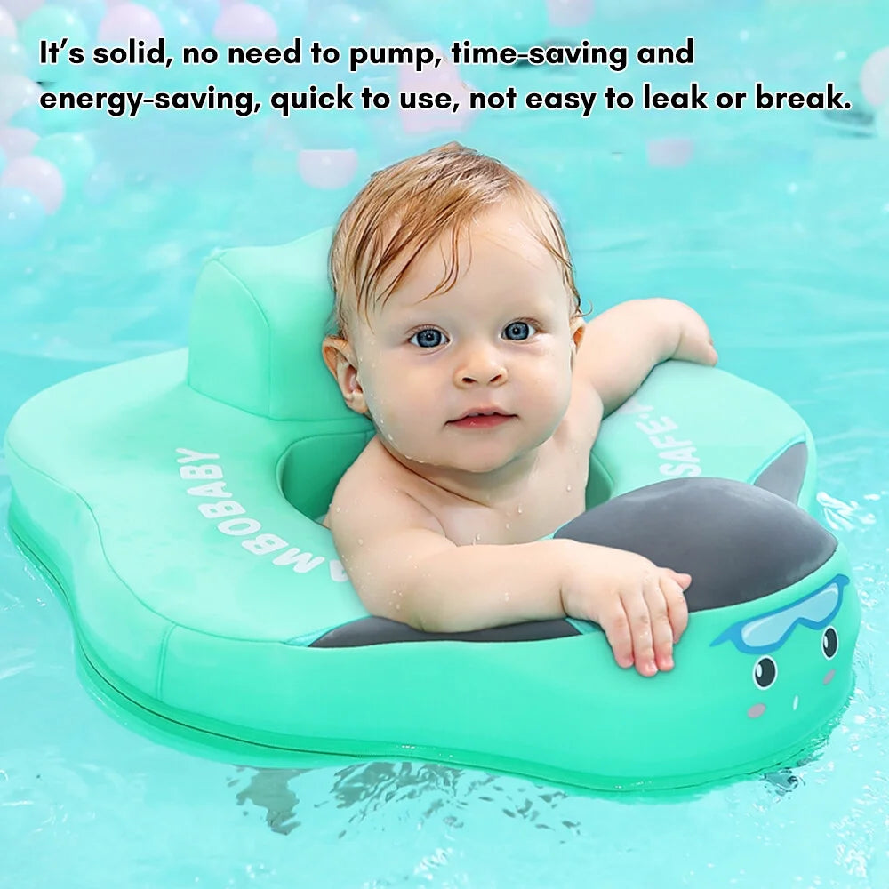 Non-Inflatable Pool Seat Float Swimming Ring with Safety Seat R3797