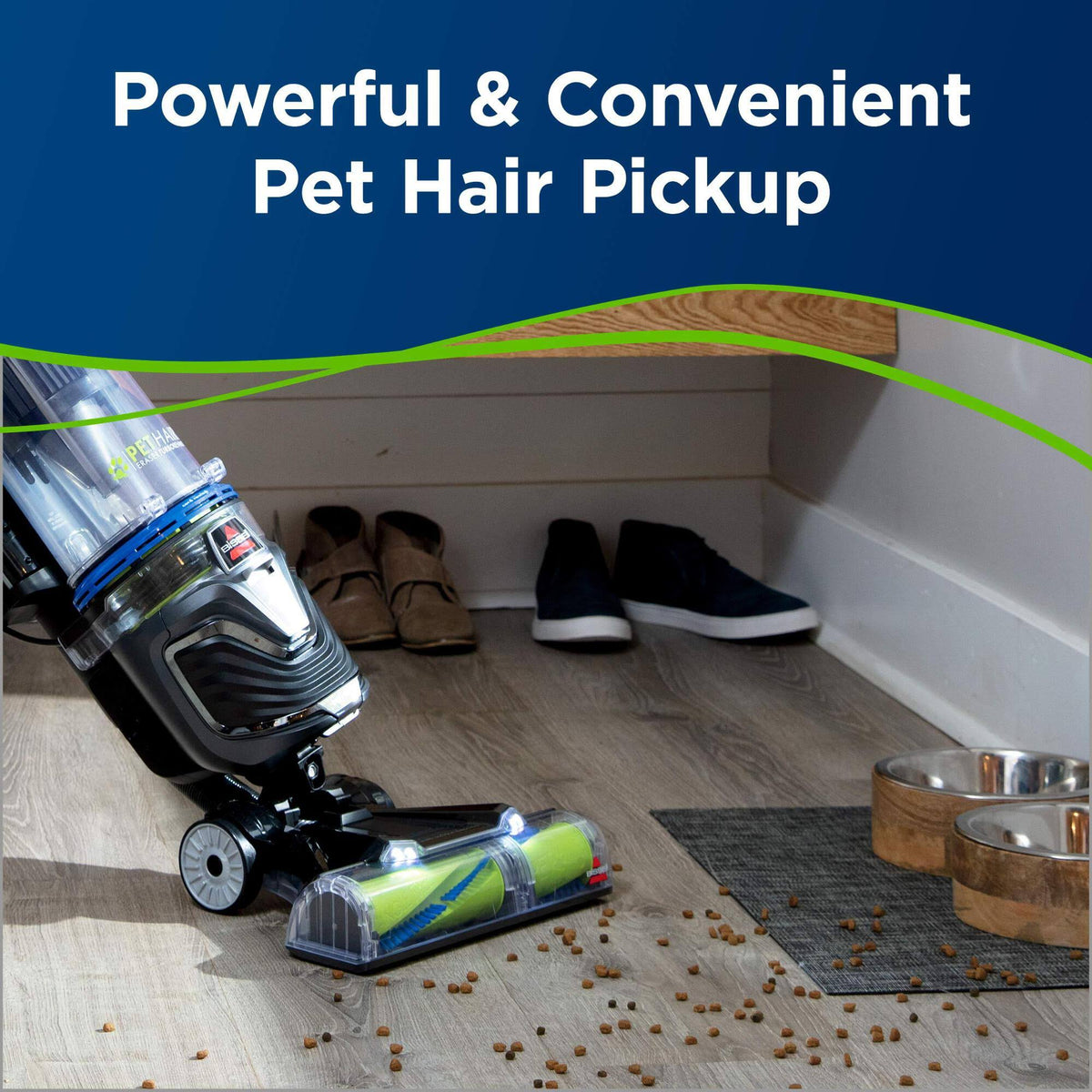 Blue Pet Hair Eraser Turbo Rewind Vacuum C517050