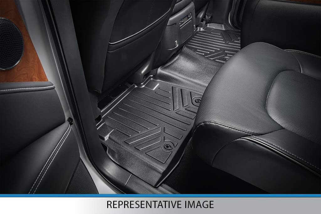 Black 2 Row Floor Mat Liner Set for Ford Maverick S18699