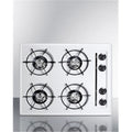 White Gas Open Burner Cooktop A665