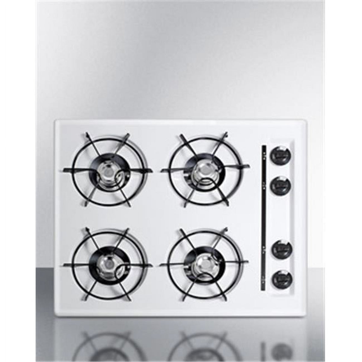 White Gas Open Burner Cooktop A665
