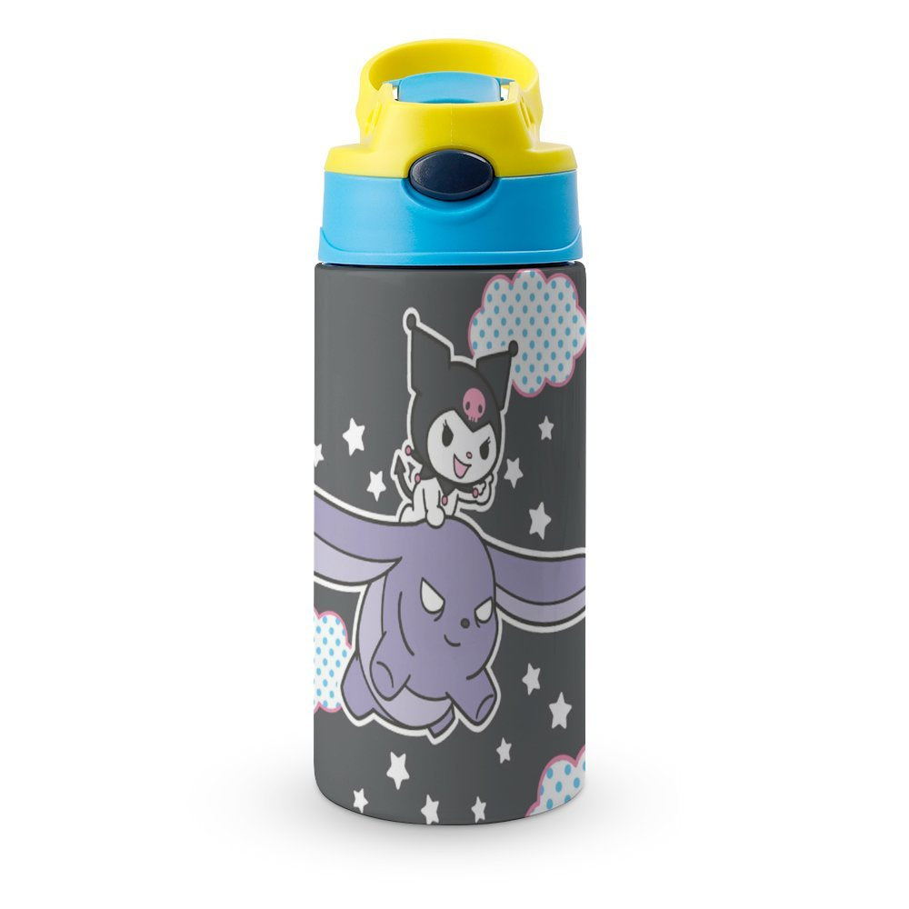 Children's Vacuum Insulated Stainless Steel Water Bottle With Straw W8121