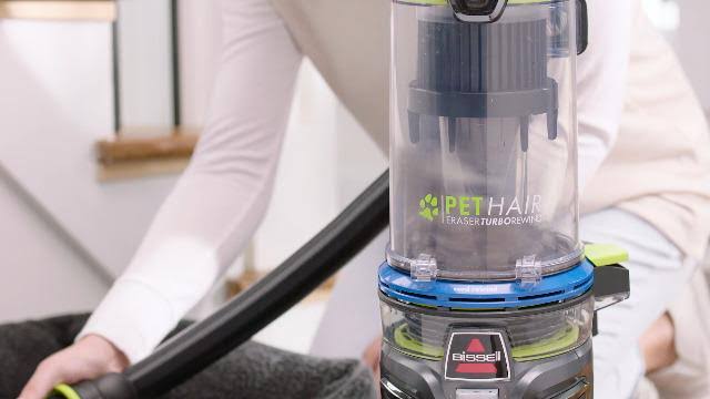 Blue Pet Hair Eraser Turbo Rewind Vacuum C517050