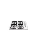 White 4 Burner Gas Cooktop X9517