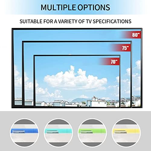 71" Floating TV Stand with Led Lights and Power Outlet V475
