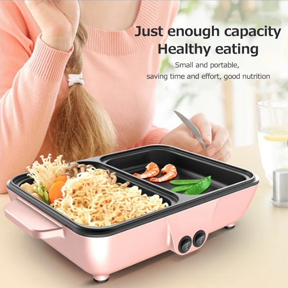 Electric Grill Pan 2L 1200W Barbecue Machine I178