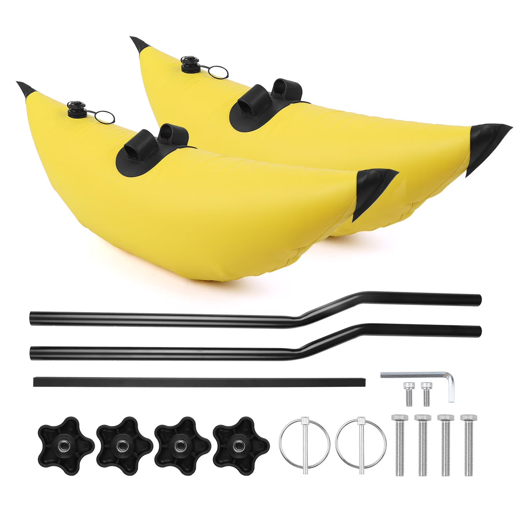 Kayak PVC Inflatable Outrigger Float Stabilizer System Kit I34780