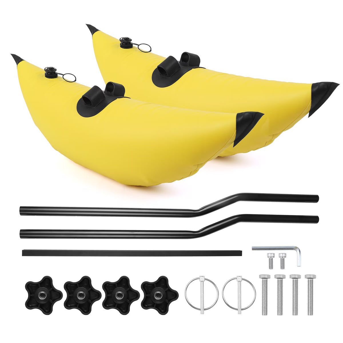 Kayak PVC Inflatable Outrigger Float Stabilizer System Kit I34780