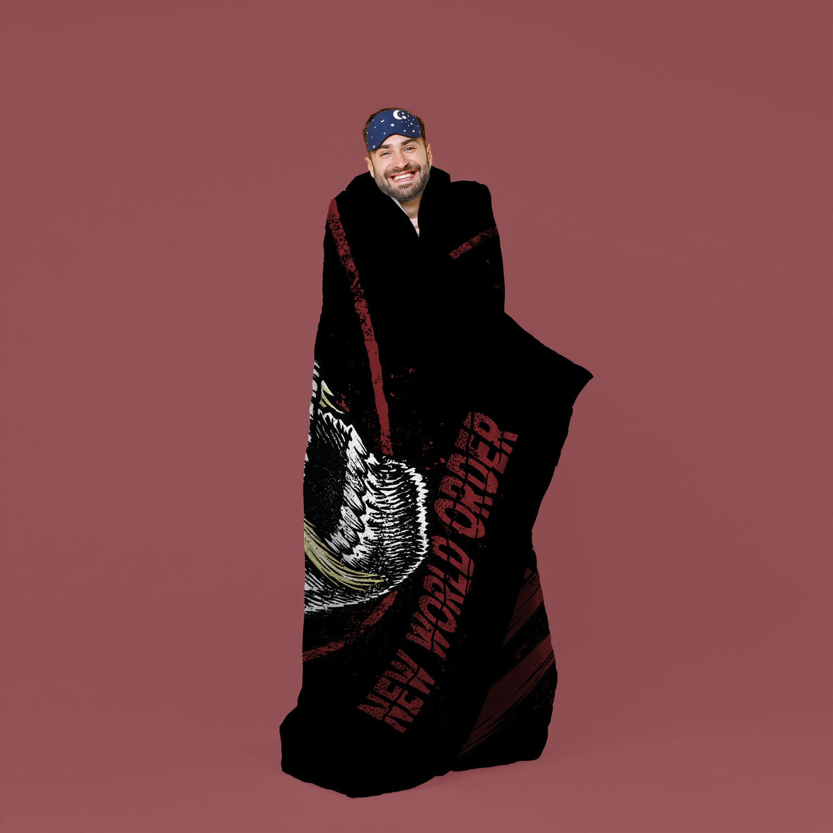 60” x 80” Raschel Plush Blanket W9712