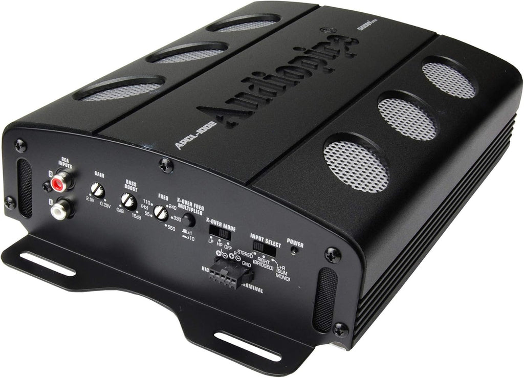 Dual 12 Inch Car Audio Subwoofer Speakers and Sealed Enclosure, 2 Channel 500 Watt Amplifier, and Wire Installation Kit B12961