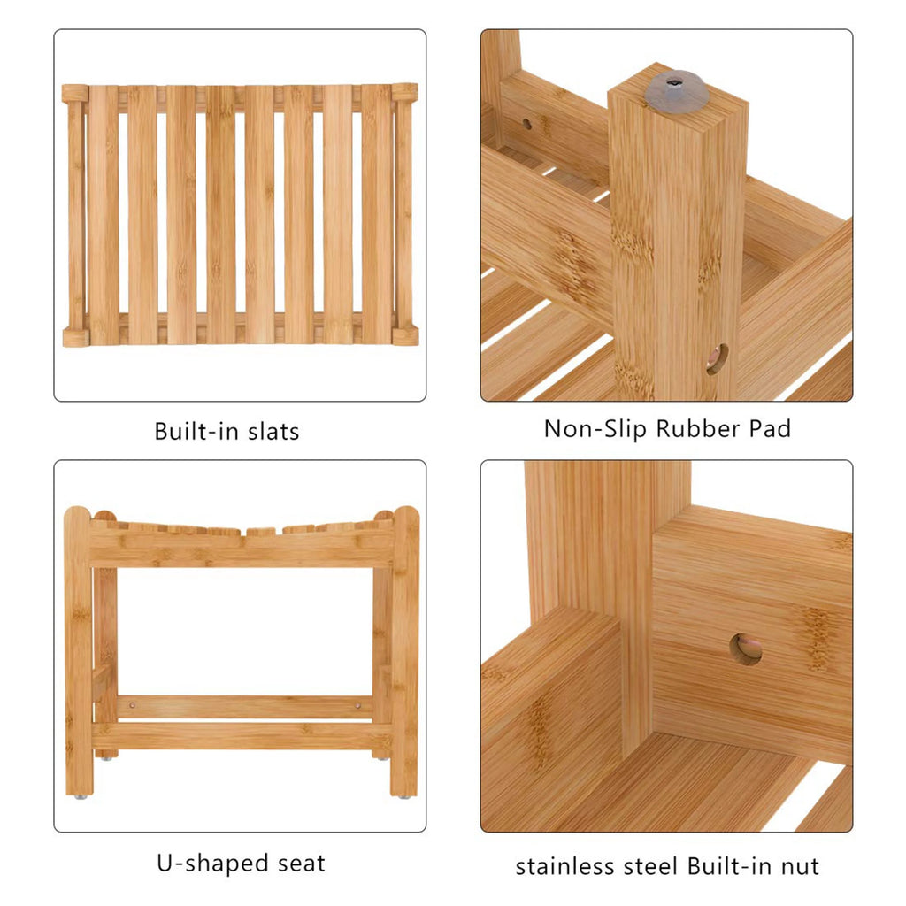 Bamboo Shower Bench Z618484