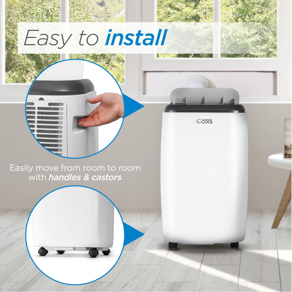 8,000 BTU Portable Air Conditioner with Remote Control, White T110810
