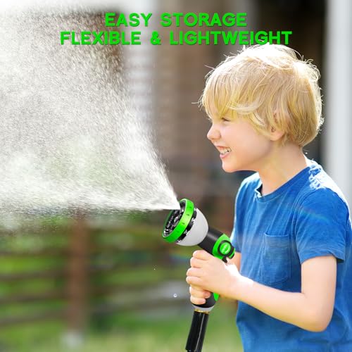 25 FT Non-Expandable Heavy-Duty Water Hose with 10-Function Nozzle W573261