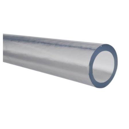 PVC Clear Plastic Tubing, Inner Diameter 3/16 inch, Outer Diameter 5/16 inch, Length 25 ft L640