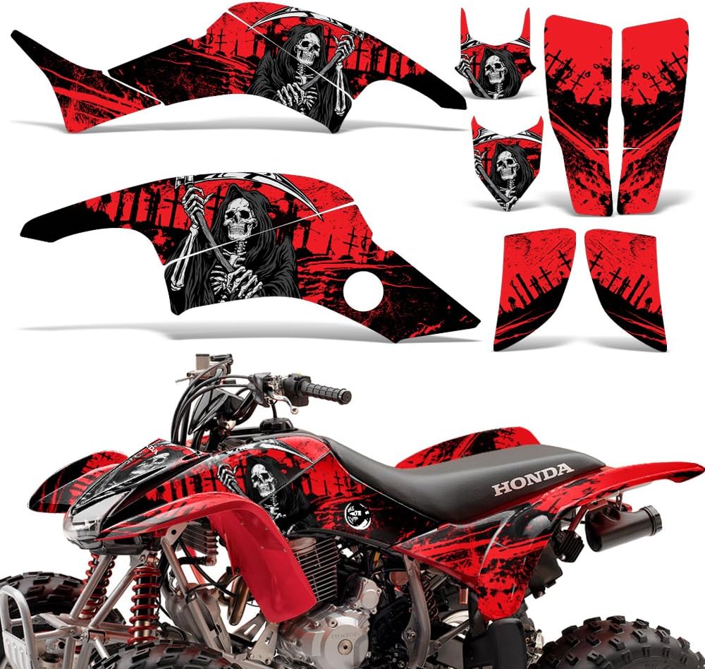 Red ATV Graphics Kit Sticker Decal F1261