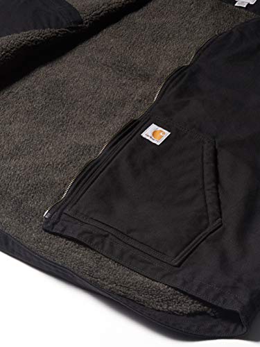 Relaxed Fit Washed Duck Sherpa Lined Vest N70612