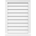 20x22W x 20x22H PVC Gable Vent V945