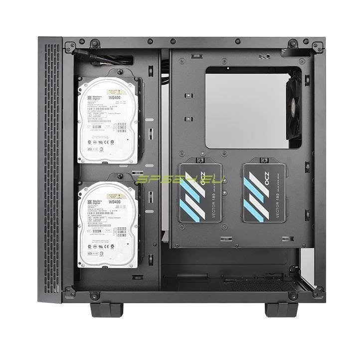 Black Midi-Tower Tempered Glass Edition E265133