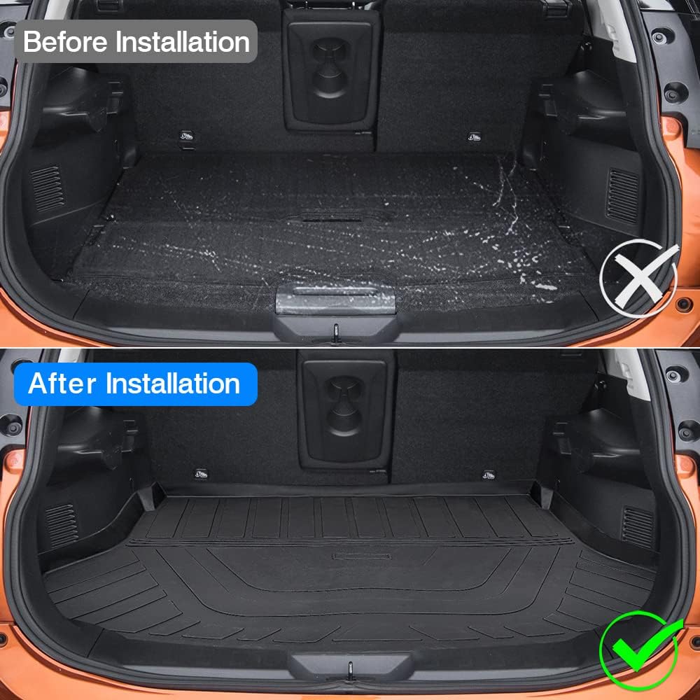 Black TPO Car Cargo Mat Pack of 2 S891