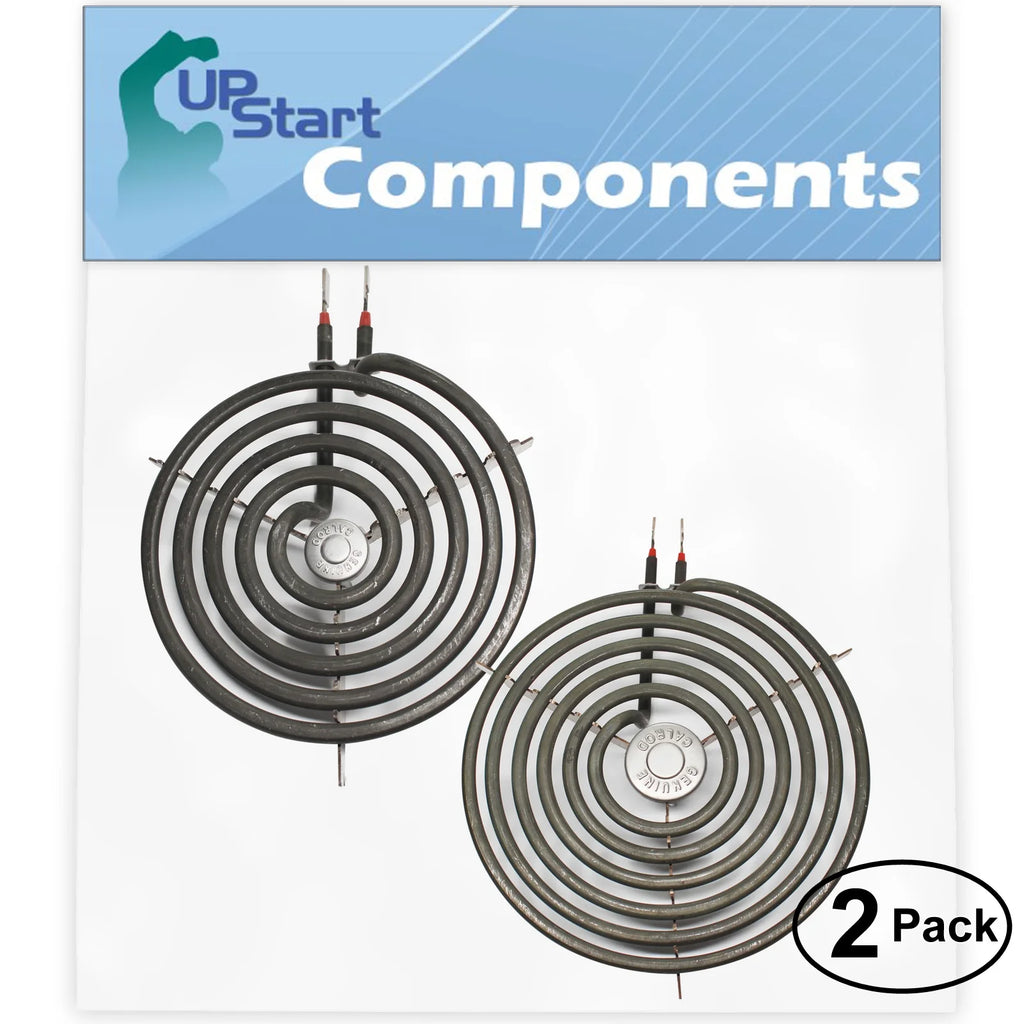 2-Pack 8 inch 6 Turns & 6 inch 5 Turns Surface Burner Elements W9066