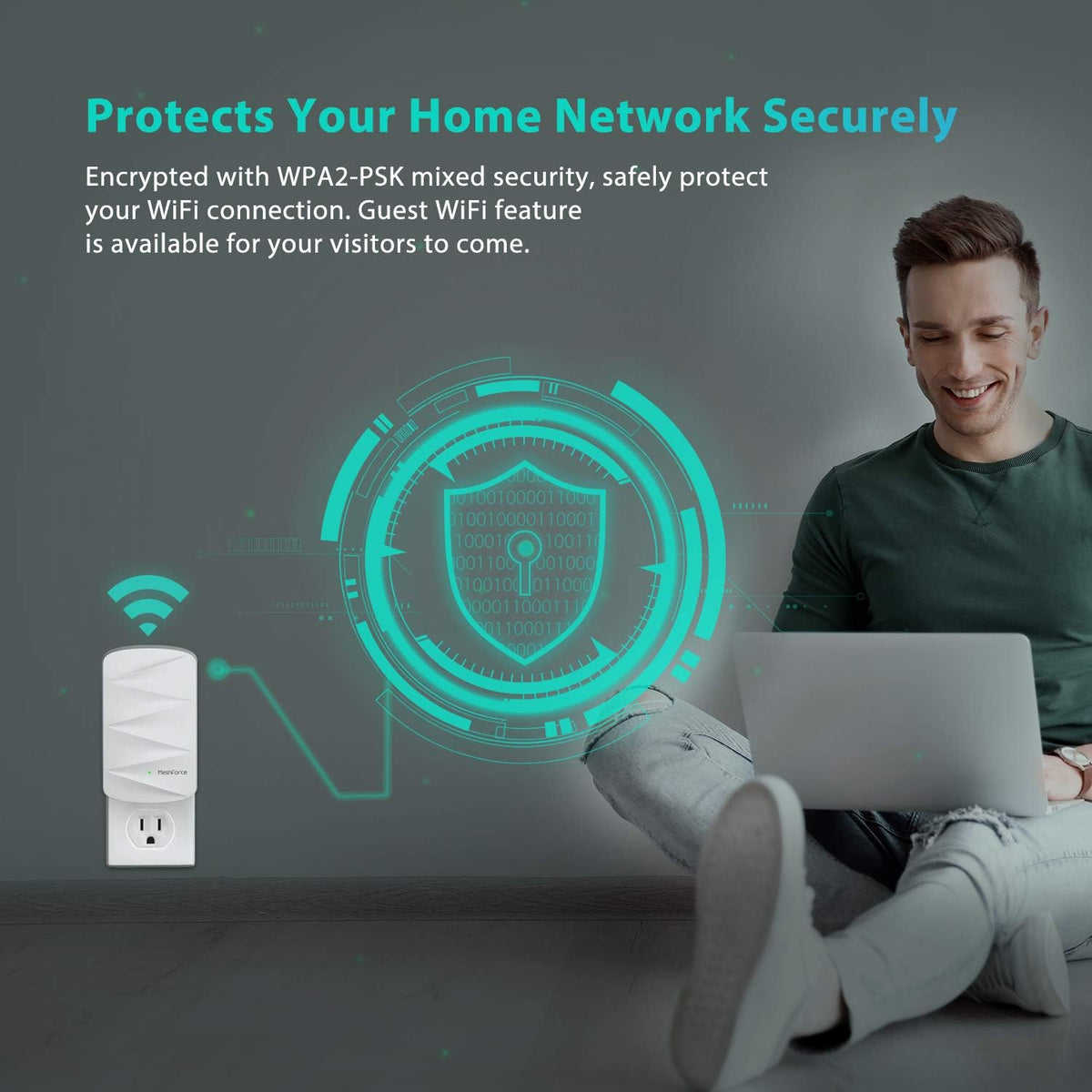 Pack of 2 MeshForce WiFi Extender V263