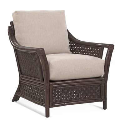 Green and Blue Stripe Wide Armchair J719
