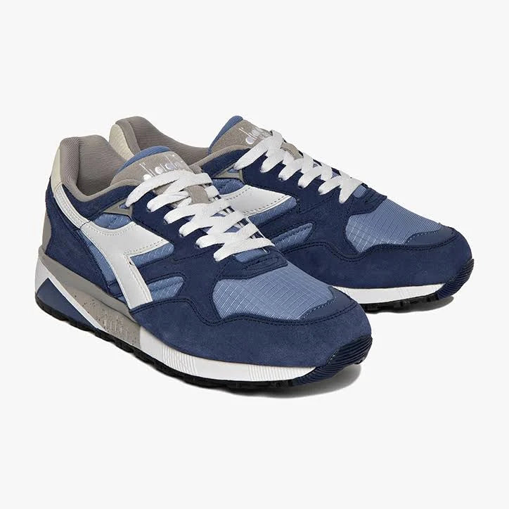Blue Grey White Trainers P467646