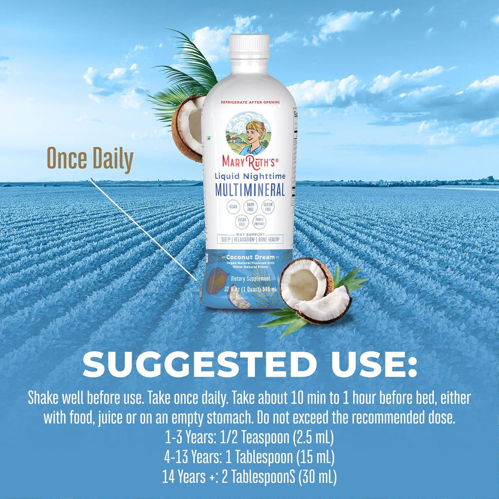 Nighttime Multimineral & Multivitamin Liquid B507