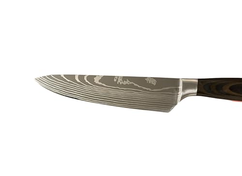 Set of 5 Damascus Steel Chef Knife B282656