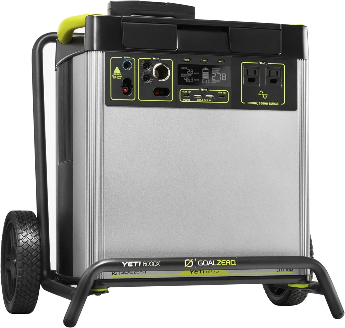 Portable Power Station 6071Wh Lithium Battery Generator 2000 Watt C401269