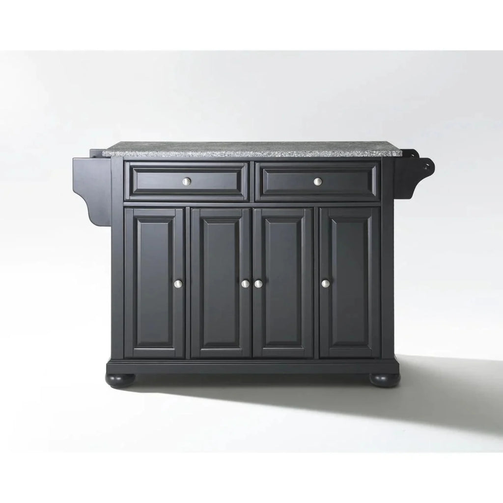 Black Granite Top Kitchen Island K791