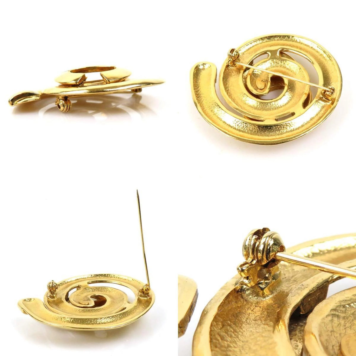 Pre-Owned Gold Metal Brooch Y1717
