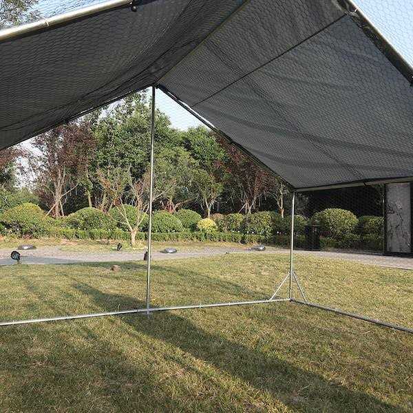 Walk-In Chicken Coop with Waterproof Cover J750054