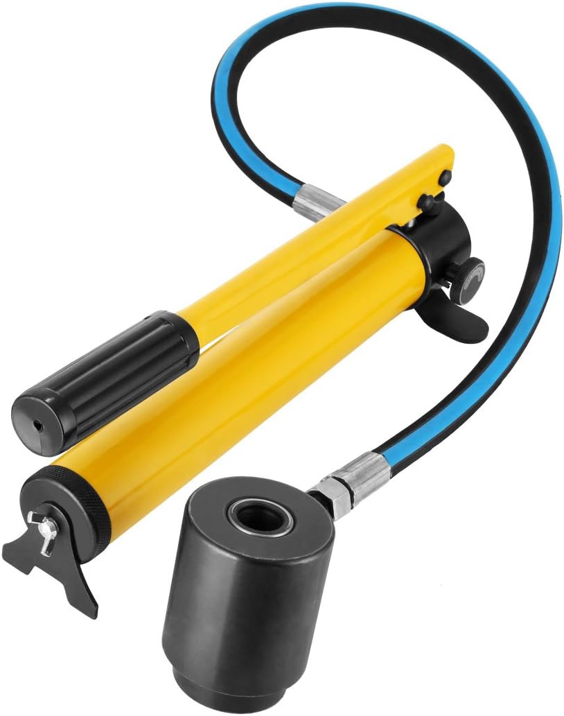 10 Ton Hydraulic Knockout Punch Driver Tool Kit with 6 Dies E614652