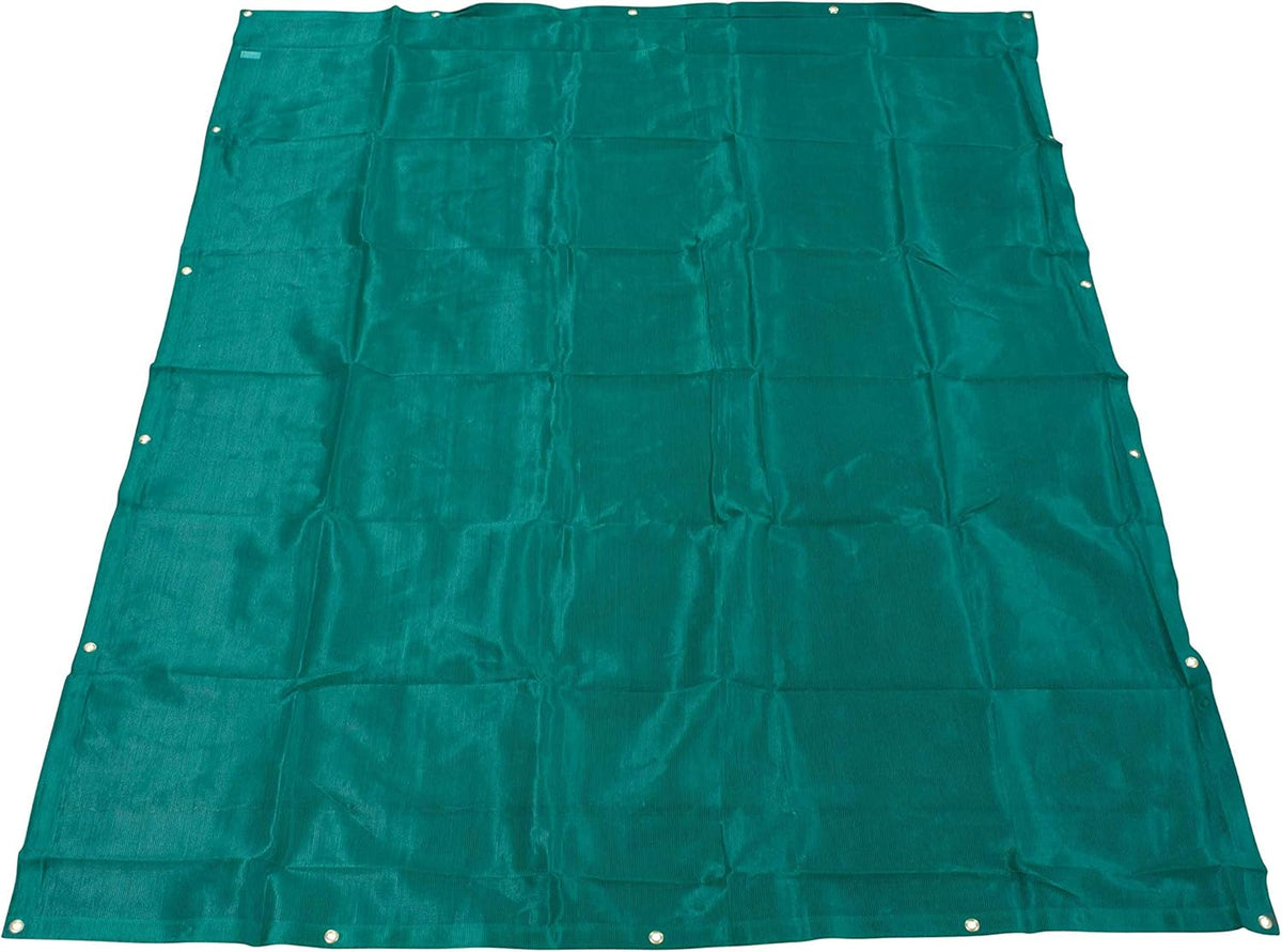 16' x 24' Green Heavy Duty 6 Oz 70% Shade Mesh Tarps with Grommets R43072